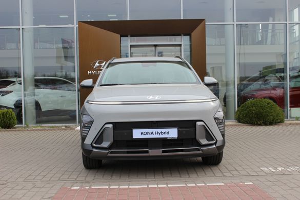 Нова Hyundai Kona Hybrid 2024, TOP, колір Cyber Gray, двигун 1.6 GDi HEV (141 к.с., гібрид)