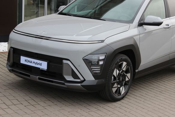 Нова Hyundai Kona Hybrid 2024, TOP, колір Cyber Gray, двигун 1.6 GDi HEV (141 к.с., гібрид)