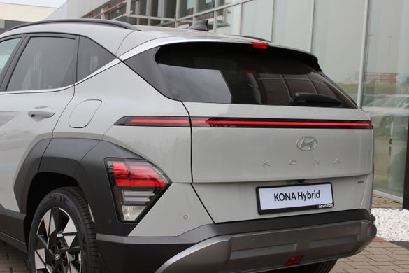 Нова Hyundai Kona Hybrid 2024, TOP, колір Cyber Gray, двигун 1.6 GDi HEV (141 к.с., гібрид)