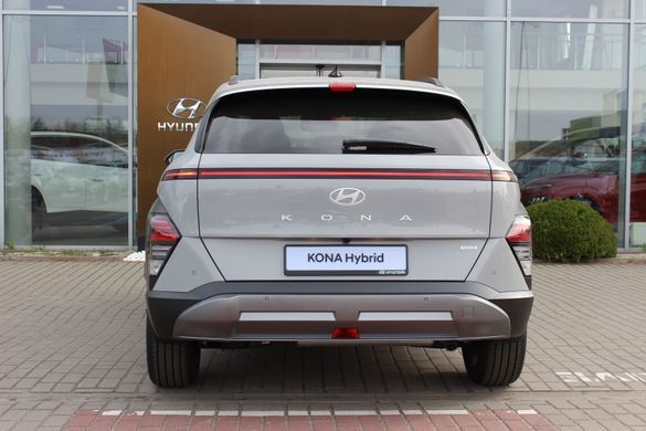 Нова Hyundai Kona Hybrid 2024, TOP, колір Cyber Gray, двигун 1.6 GDi HEV (141 к.с., гібрид)