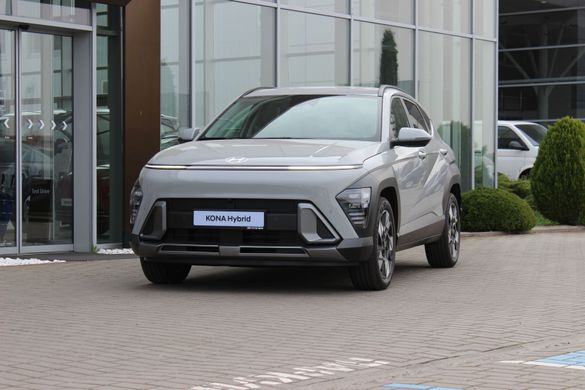 Hyundai Kona Hybrid 2023, TOP, колір Cyber Gray, двигун 1.6 GDi HEV (141 к.с., гібрид)