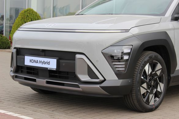 Під замовлення. Hyundai Kona Hybrid 2023, TOP, колір Cyber Gray, двигун 1.6 GDi HEV (141 к.с., гібрид)