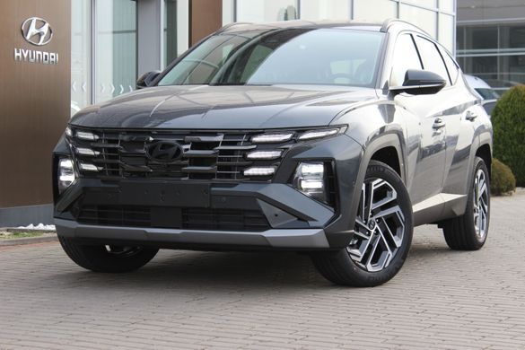 Новий Hyundai TUCSON Hybrid 2024, комплектація Top, колір Ecotronic Gray Pearl, Двигун 1.6 T-GDi HEV (215 к.с., бензин гібрид)