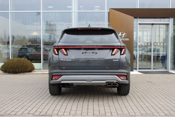 Новий Hyundai TUCSON Hybrid 2024, комплектація Top, колір Ecotronic Gray Pearl, Двигун 1.6 T-GDi HEV (215 к.с., бензин гібрид)