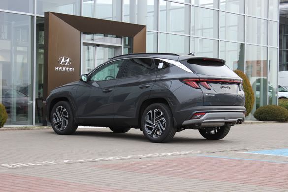 Новий Hyundai TUCSON Hybrid 2024, комплектація Top, колір Ecotronic Gray Pearl, Двигун 1.6 T-GDi HEV (215 к.с., бензин гібрид)