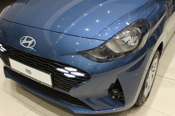Новий Hyundai i10 2024, комплектація Comfort, колір Vibrant Blue, двигун 1.2 MPi Kappa (бензин, 84 к.с.)