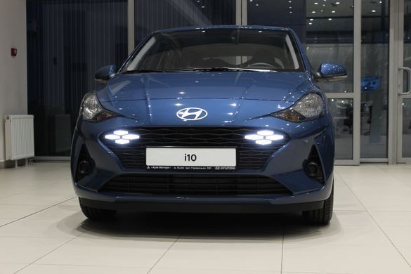 Новий Hyundai i10 2024, комплектація Comfort, колір Vibrant Blue, двигун 1.2 MPi Kappa (бензин, 84 к.с.)