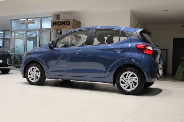 Новий Hyundai i10 2024, комплектація Comfort, колір Vibrant Blue, двигун 1.2 MPi Kappa (бензин, 84 к.с.)