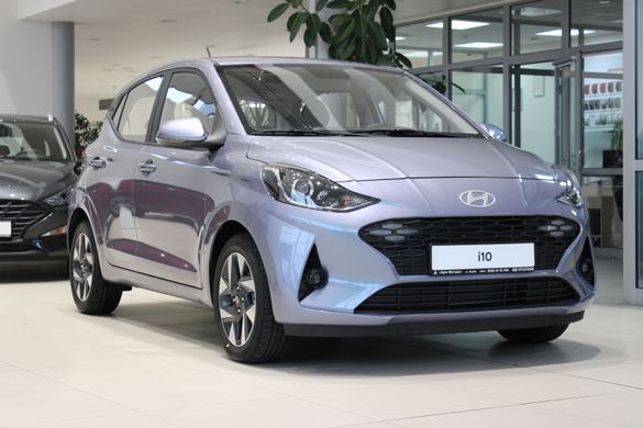 Под заказ. Новый Hyundai i10 2024, комплектация Style, цвет Meta Blue Pearl, двигатель 1.2 MPi Kappa (бензин, 84 л.с.)