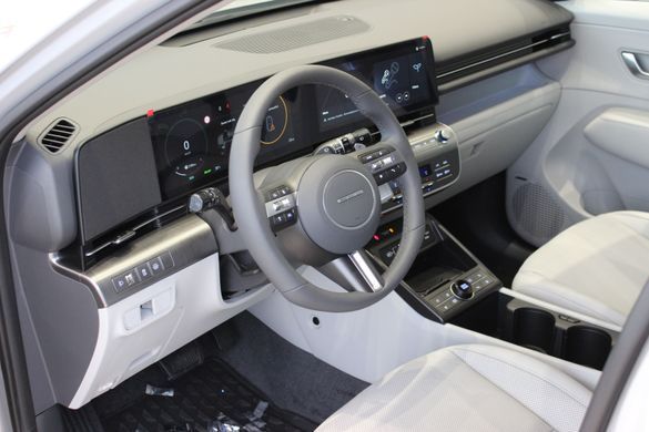Нова Hyundai Kona Hybrid 2024, комплектація TOP, колір Cyber Gray, двигун 1.6 GDi HEV (141 к.с., гібрид)