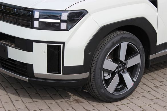 Под заказ. Абсолютно новый Hyundai SANTA FE 2026, комплектация Top Panorama, цвет Cyber ​​Sage, двигатель 2.5 Turbo GDi (281 л.с., бензин)