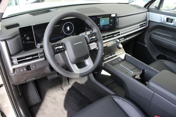 Под заказ. Абсолютно новый Hyundai SANTA FE 2026, комплектация Top Panorama, цвет Cyber ​​Sage, двигатель 2.5 Turbo GDi (281 л.с., бензин)