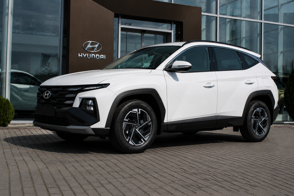 Новий Hyundai TUCSON 2026, комплектація Express, колір Atlas White, двигун 2.0 MPi (156 к.с., бензин)
