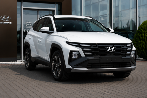 Новий Hyundai TUCSON 2026, комплектація Express, колір Atlas White, двигун 2.0 MPi (156 к.с., бензин)