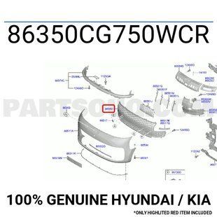86350CG750WCR-AS Решітка радіатора Hyundai STARIA Оригінал 2021-