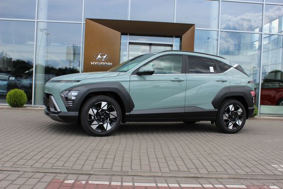 Hyundai KONA Hybrid 2024, Top Color Pack, колір mirage green