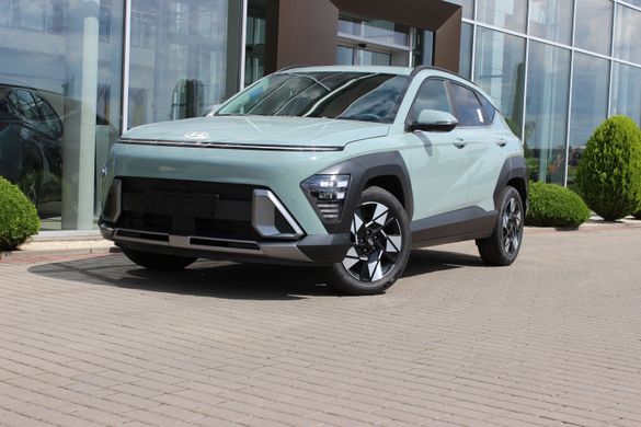 Hyundai KONA Hybrid 2024, Top Color Pack, колір mirage green