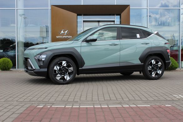 Hyundai KONA Hybrid 2024, Top Color Pack, колір mirage green