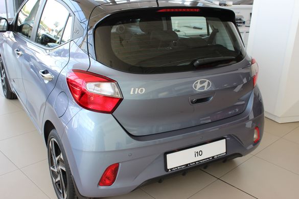 Новий Hyundai i10 2024, комплектація Premium + BR+ PURPLE, колір meta blue pearl, Двигун 1.2 MPi Kappa (бензин, 84 к.с.)